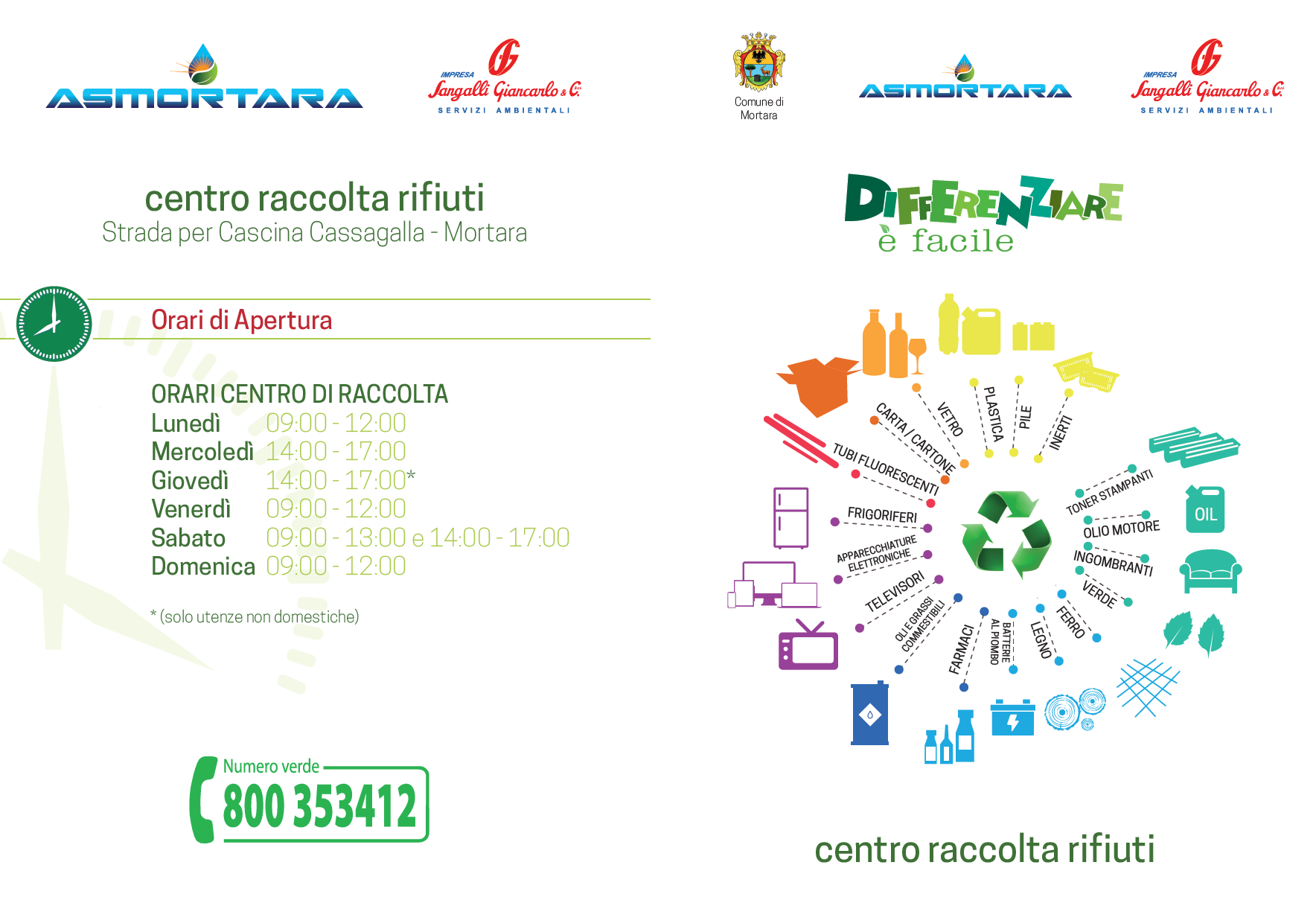 La nuova Piazzola Ecologica � finalmente realt� ! 